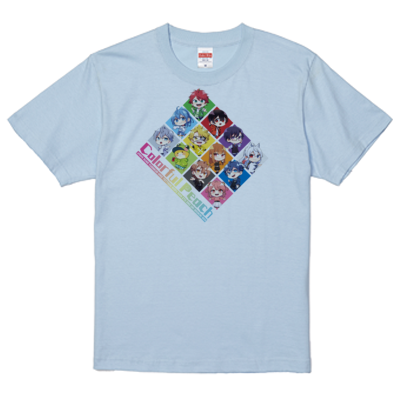 カラフルピーチ】Tシャツ2023（大集合 Ver.） /カラフルピーチ - MUUU