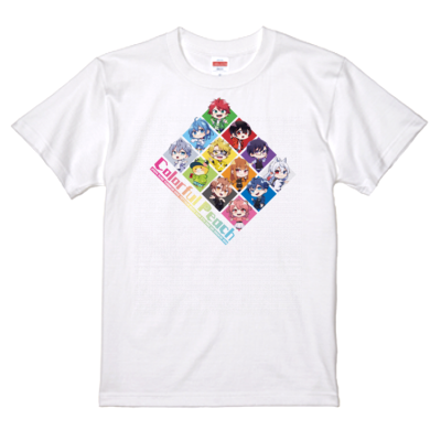 カラフルピーチ】Tシャツ2023（大集合 Ver.） /カラフルピーチ - MUUU